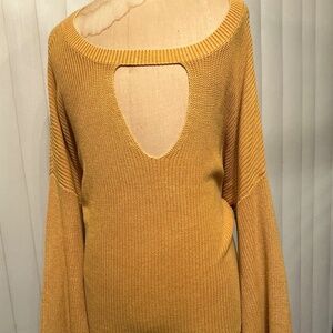 Express Peep hole sweater size xl